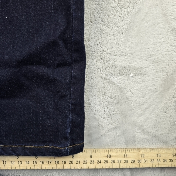 NWT Barbell Apparel Mens Denim Jeans Size 28x34 Straight Leg Dark Wash Pants - Picture 10 of 10